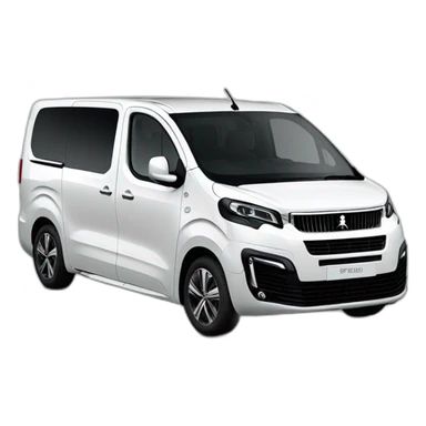 Peugeot traveller blanca sticker
