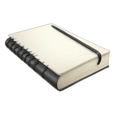 notebook advertising sticker