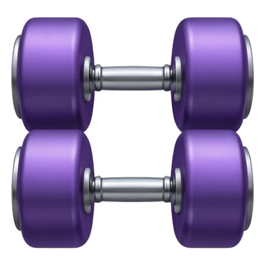 Dumbbell small 1 kg pruble sticker