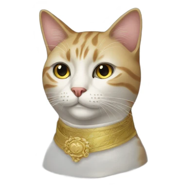 wealthy cat sticker
