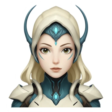 give me a warframe syrin gigachat face sticker
