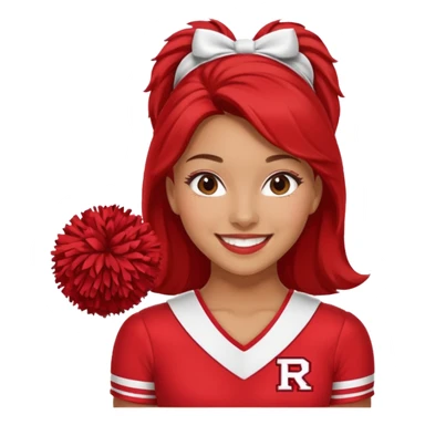 Rutgers Cheerleader sticker