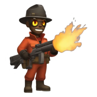 pyro from team fortress 2 sticker