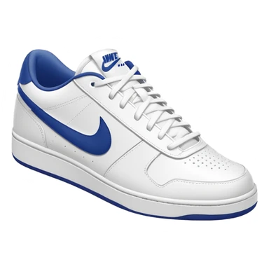 nike white low top tennis shoe sticker
