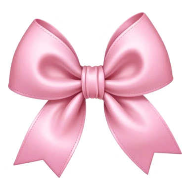 Coquette bow color baby pink sticker
