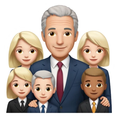 Jeffrey Epstein and the kids sticker
