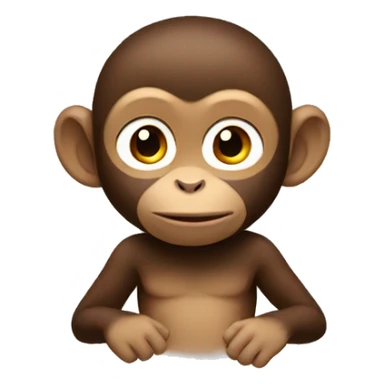 Gay little monkey at the Apple Store  sticker