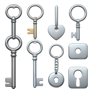 key collection sticker