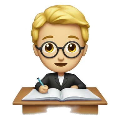 concentrate to study in class sticker