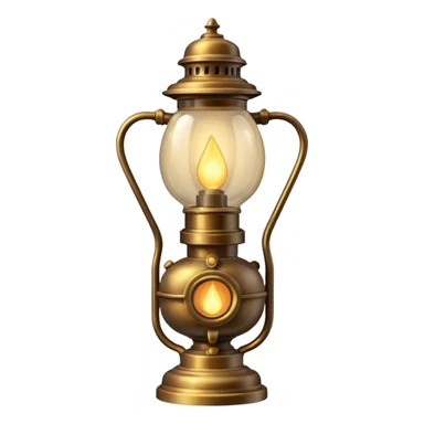 vintage gas lamp sticker