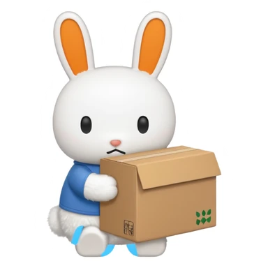miffy with box sticker