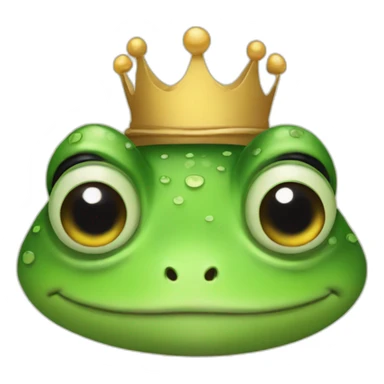 frog princes sticker