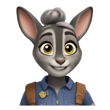 judy hopps from zootopia sticker