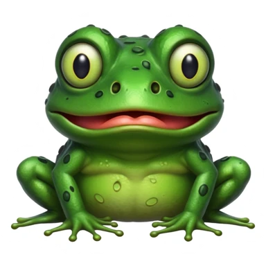 An undescribable horror frog sticker