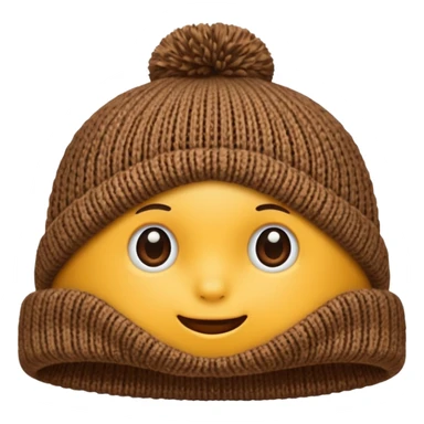 cloth hat, not knitted. Negative: character. sticker