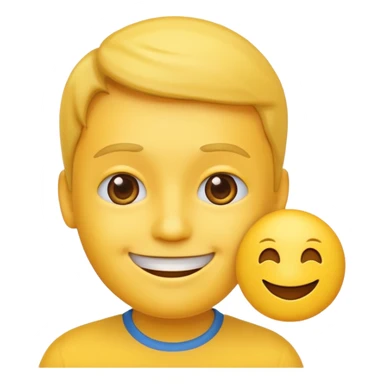 an autistic emoji guy sticker