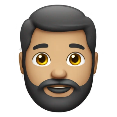 CHUBBY BEARDED MALE  sticker