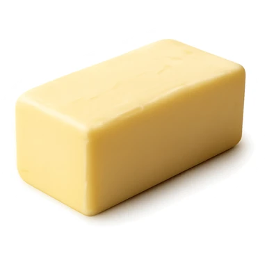 realistic stick of butter, soft lighting, no background sticker