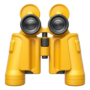 Yellow Binoculars sticker