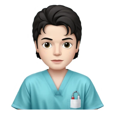 Micheal Jackson on the Surgery table sticker