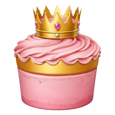 Princess peach cake sticker