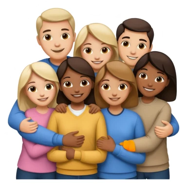 Home of rat, pig, cow, rabbit hugs sticker