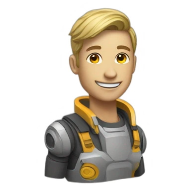 a virtual human trading bot wink sticker