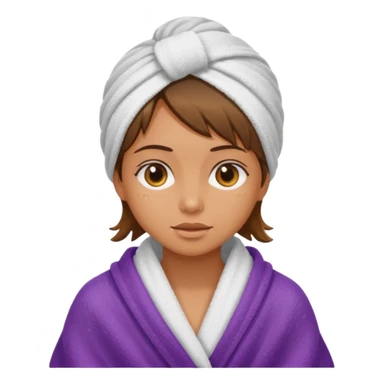 Chica saliendo de la ducha  sticker