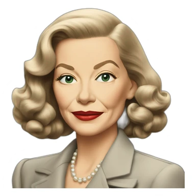 Lauren bacall sticker