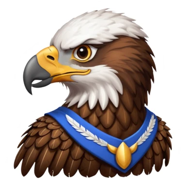 eagle with shirt sticker