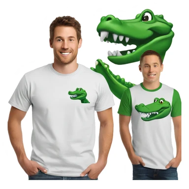 Gators t shirt sticker