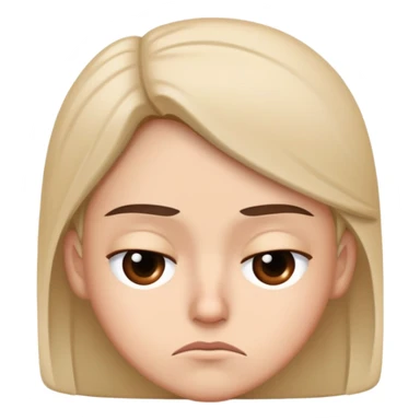 Annoyed side eye sticker