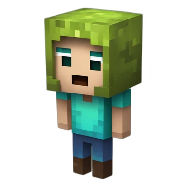 Personnage Minecraft de l'argent sticker
