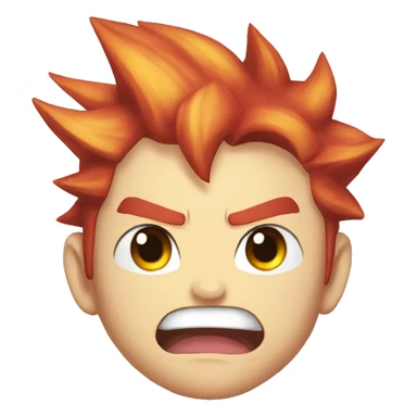 Natsu angry sticker