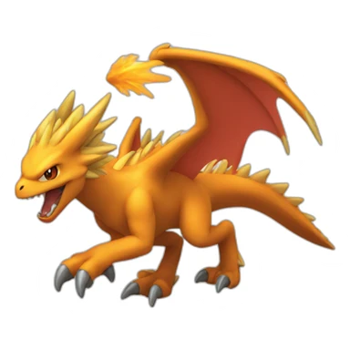 Pokémon dracofeu sticker