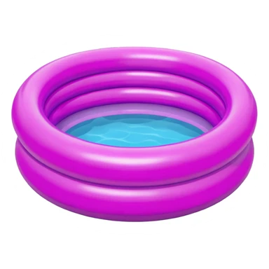 pink inflatable pool sticker