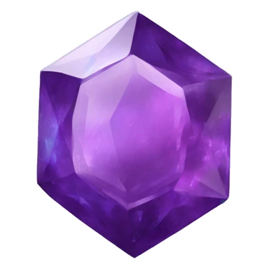 Purple jewel with blue inclusions  sticker