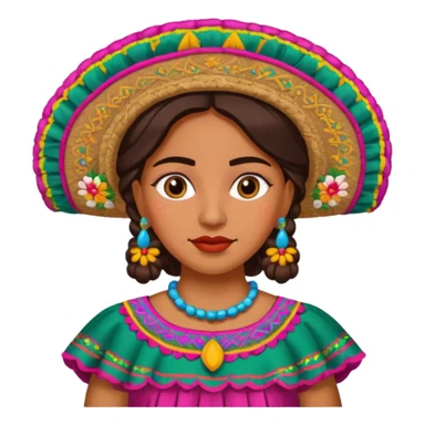 1800's mexican female sticker