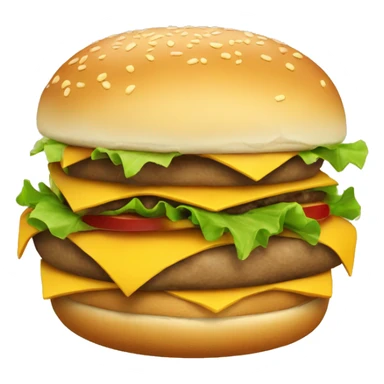 Cheeseburger sticker