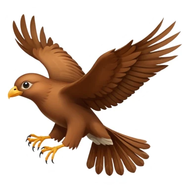 Bird in flight sticker