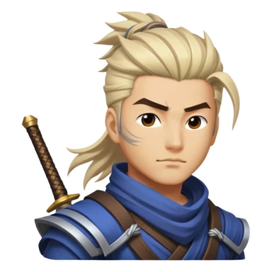 yasuo from league of legends sticker
