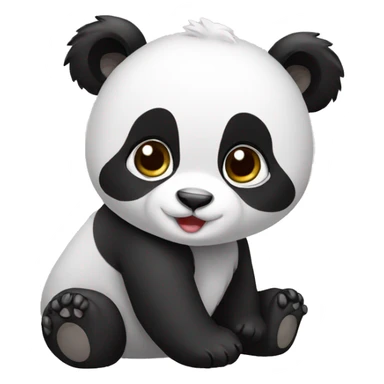 baby panda sticker