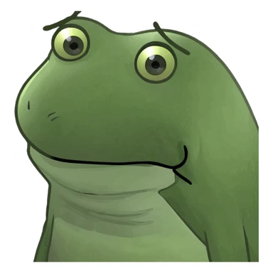 a fish depressed  sticker