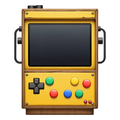 Pixel shooter cabinet sticker