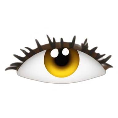 lash extension fan sticker