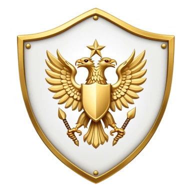 dominus' emblem holy shield sticker