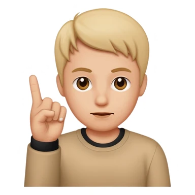 Me giving the middle finger sticker