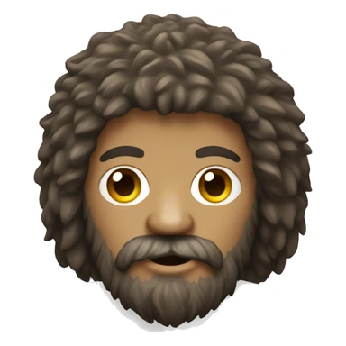 Bigfoot with beard sticker