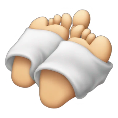 Sleepy Snoring Feet sticker