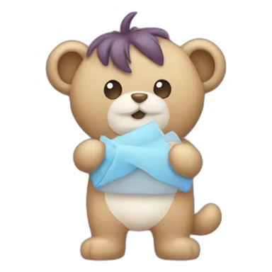 bisounours customer service sticker